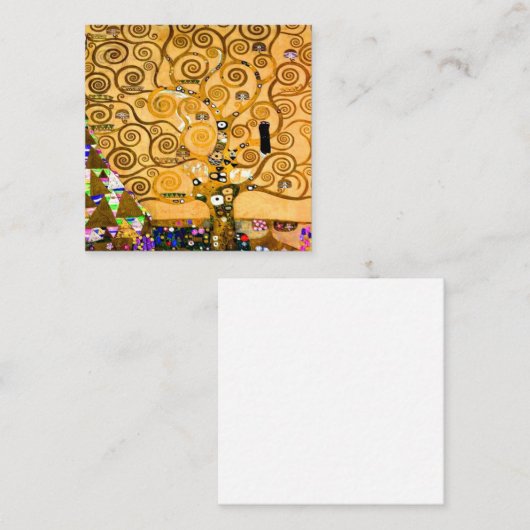 Gustav Klimt Tree of Life Informatiekaartje (Voorkant / Achterkant)