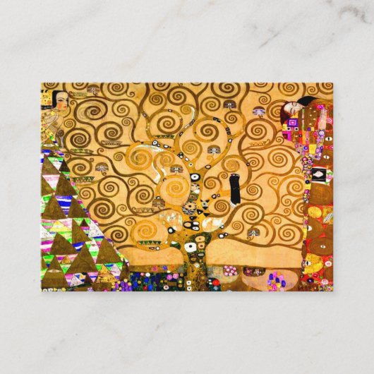 Gustav Klimt Tree of Life Informatiekaartje (Voorkant)