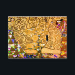 Gustav Klimt Tree of Life Informatiekaartje<br><div class="desc">Kaarten met de muurschildering van Gustav Klimt,  de Stoclet Frieze (1905-1911). Het bestaat uit drie mozaïeken: De verwachting,  Knight en de Embrace. Een mooie vrouw,  een gouden boom,  en twee geliefden in een omhelzing zijn afgebeeld. Een prachtig cadeau voor fans van Art Nouveau en Oostenrijkse kunst.</div>