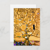 Gustav Klimt Tree of Life Informatiekaartje (Voorkant / Achterkant)