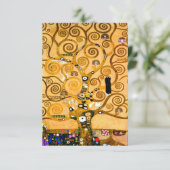 Gustav Klimt Tree of Life Informatiekaartje (Staand voorkant)