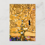 Gustav Klimt Tree of Life Informatiekaartje<br><div class="desc">Kaarten met de muurschildering van Gustav Klimt,  de Stoclet Frieze (1905-1911). Het bestaat uit drie mozaïeken: De verwachting,  Knight en de Embrace. Een mooie vrouw,  een gouden boom,  en twee geliefden in een omhelzing zijn afgebeeld. Een prachtig cadeau voor fans van Art Nouveau en Oostenrijkse kunst.</div>