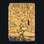 Gustav Klimt Tree of Life iPad Mini Cover<br><div class="desc">iPad-bedekking met Gustav Klimt's muurschildering De boom of Life,  de Stoclet Frieze (1905-1911). Het bestaat uit drie mozaïeken: De verwachting,  Knight en de Embrace. Een mooie vrouw,  een gouden boom,  en twee geliefden in een omhelzing zijn afgebeeld. Een prachtig cadeau voor fans van Art Nouveau en Oostenrijkse kunst.</div>