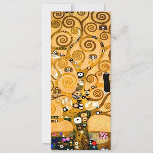 Gustav Klimt Tree of Life Kaart (Voorkant)
