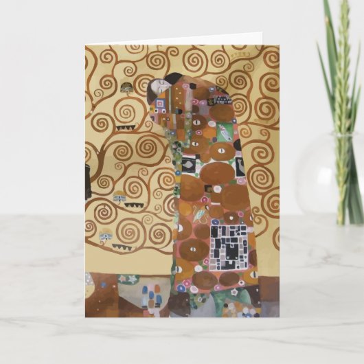Gustav Klimt Tree Of Life Kaart (Voorkant)