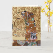 Gustav Klimt Tree Of Life Kaart (Gele Bloem)