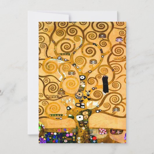 Gustav Klimt Tree of Life Kaart (Voorkant)