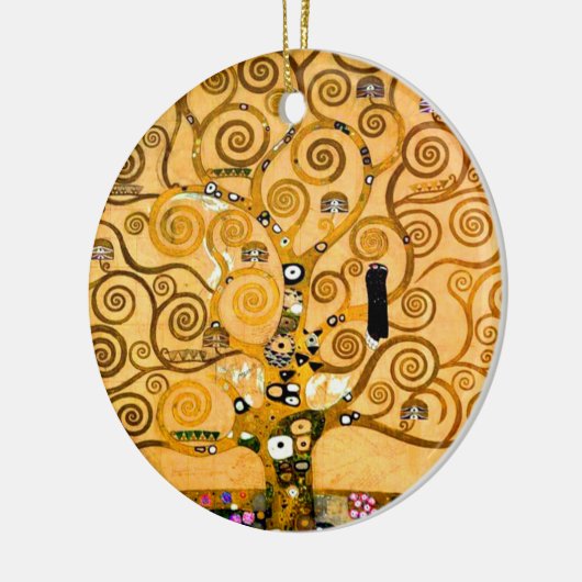 Gustav Klimt Tree of Life Keramisch Ornament (Links)