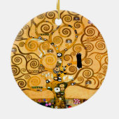 Gustav Klimt Tree of Life Keramisch Ornament (Achterkant)