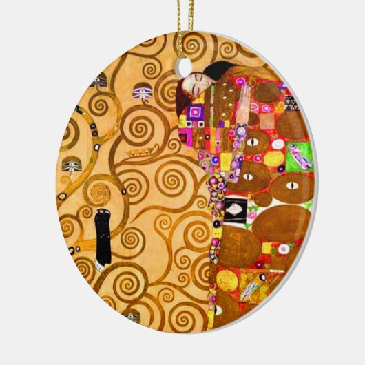 Gustav Klimt Tree of Life Keramisch Ornament (Links)