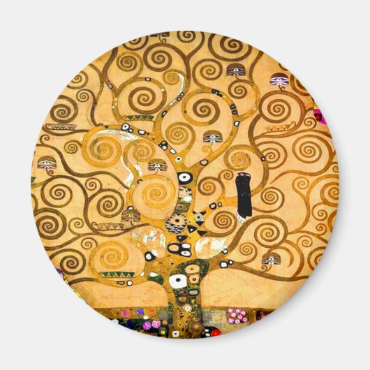 Gustav Klimt Tree of Life Magneet (Voorkant)