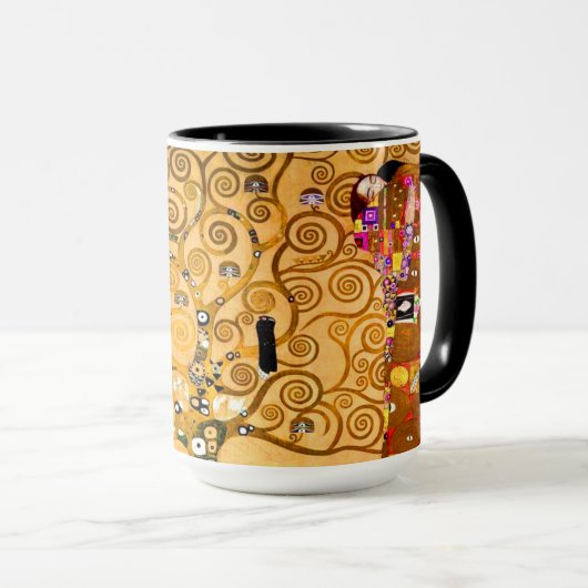 Gustav Klimt Tree of Life Mok (Voorkant rechts)