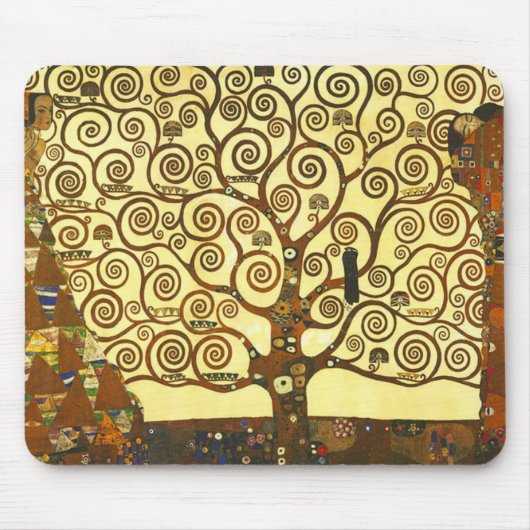 Gustav Klimt Tree of Life Muismat (Voorkant)