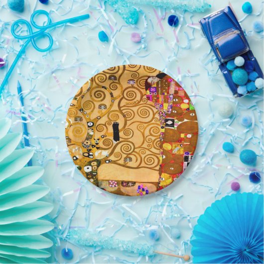 Gustav Klimt Tree of Life Papieren Bordje (Feest)