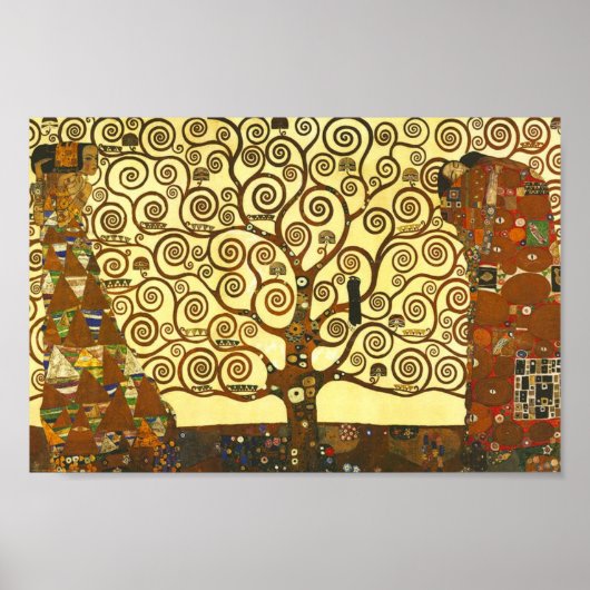 Gustav Klimt Tree of Life Poster (Voorkant)