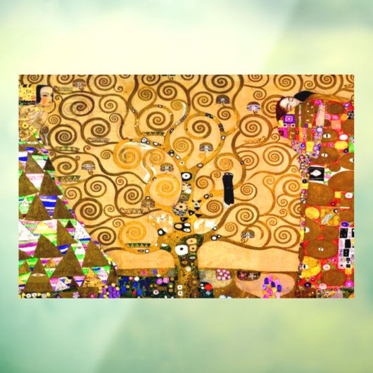 Gustav Klimt Tree of Life Raamsticker (Vel 3)