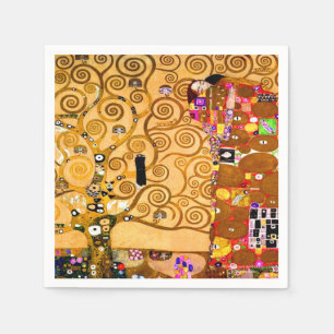 Gustav Klimt Tree of Life Servet