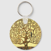 Gustav Klimt Tree of Life Sleutelhanger (Voorkant)