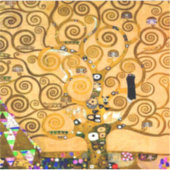 Gustav Klimt Tree of Life Sticker (Voorkant)