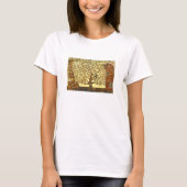 Gustav Klimt Tree of Life T shirt (Voorkant)