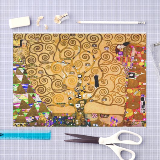 Gustav Klimt Tree of Life Tissuepapier (Craft)