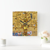 Gustav Klimt , “ Tree of life ” Vierkante Klok (Huis)