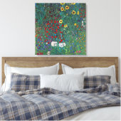 Gustav Klimt - Tuin met Crucifix 2 lg Canvas Afdruk (Insitu (Slaapkamer))