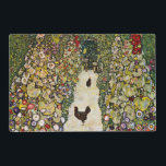 Gustav Klimt - Tuin pad met kippen Gelamineerde Placemat<br><div class="desc">Tuingpad met kippen - Gustav Klimt,  Oil on Canvas,  1916</div>