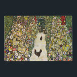Gustav Klimt - Tuin pad met kippen Gelamineerde Placemat<br><div class="desc">Tuingpad met kippen - Gustav Klimt,  Oil on Canvas,  1916</div>