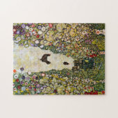 Gustav Klimt - Tuin pad met kippen Legpuzzel (Horizontaal)
