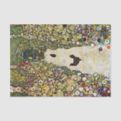 Gustav Klimt - Tuin pad met kippen Tissuepapier (Voorkant)