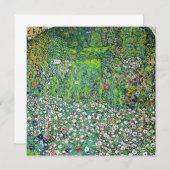Gustav Klimt - Tuinbouwlandschap en heuvel Bedankkaart (Voorkant / Achterkant)