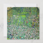 Gustav Klimt - Tuinbouwlandschap en heuvel Bedankkaart<br><div class="desc">Tuinbouwlandschap met een heuvel - Gustav Klimt,  Oil on Canvas,  1916</div>