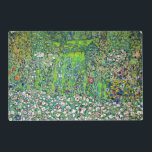 Gustav Klimt - Tuinbouwlandschap en heuvel Gelamineerde Placemat<br><div class="desc">Tuinbouwlandschap met een heuvel - Gustav Klimt,  Oil on Canvas,  1916</div>