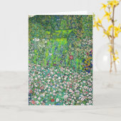 Gustav Klimt - Tuinbouwlandschap en heuvel Kaart (Gele Bloem)