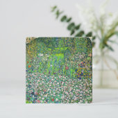 Gustav Klimt - Tuinbouwlandschap en heuvel Kaart (Staand voorkant)