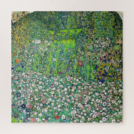 Gustav Klimt - Tuinbouwlandschap en heuvel Legpuzzel (Verticaal)