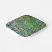 Gustav Klimt - Tuinbouwlandschap en heuvel Papieren Bordje (Gebogen)
