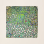 Gustav Klimt - Tuinbouwlandschap en heuvel Sjaal<br><div class="desc">Tuinbouwlandschap met een heuvel - Gustav Klimt,  Oil on Canvas,  1916</div>