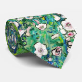 Gustav Klimt - Tuinbouwlandschap en heuvel Stropdas (Opgerold)