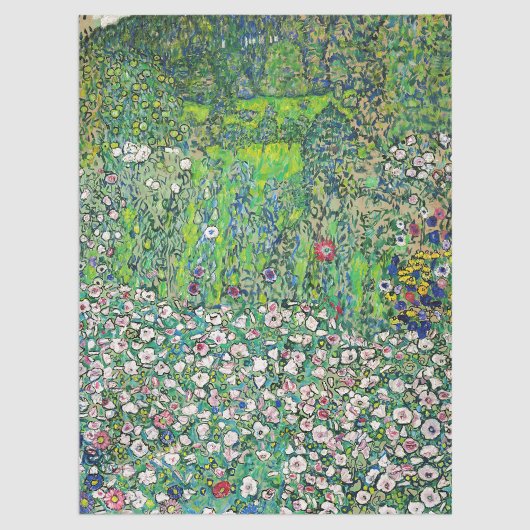Gustav Klimt - Tuinbouwlandschap en heuvel Tissuepapier