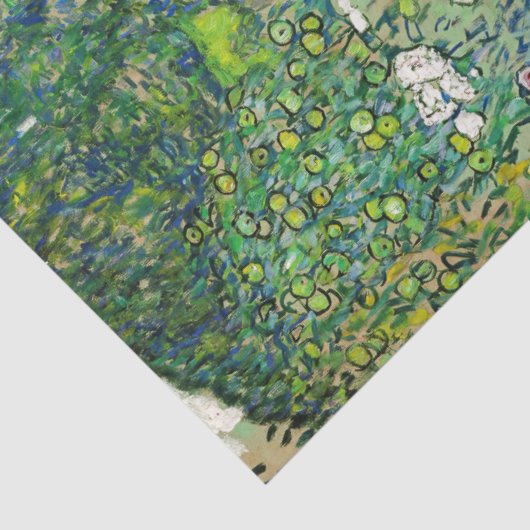 Gustav Klimt - Tuinbouwlandschap en heuvel Tissuepapier (Detail)