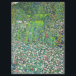 Gustav Klimt - Tuinbouwlandschap en heuvel Tissuepapier<br><div class="desc">Tuinbouwlandschap met een heuvel - Gustav Klimt,  Oil on Canvas,  1916</div>