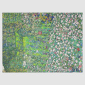 Gustav Klimt - Tuinbouwlandschap en heuvel Tissuepapier (Voorkant)