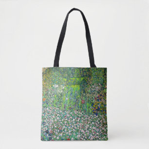 Gustav Klimt - Tuinbouwlandschap en heuvel Tote Bag