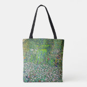 Gustav Klimt - Tuinbouwlandschap en heuvel Tote Bag (Achterkant)