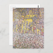 Gustav Klimt - Tuinbouwlandschap met heuveltop Briefkaart (Voorkant / Achterkant)