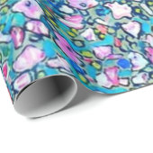 Gustav Klimt - tuinbouwlandschap met Hillto Cadeaupapier (Rol Hoek)