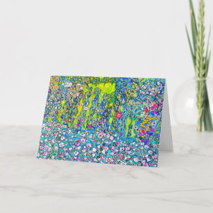 Gustav Klimt - tuinbouwlandschap met Hillto Kaart