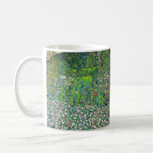 Gustav Klimt - Tuinlandschap en Heuveltop Koffiemok